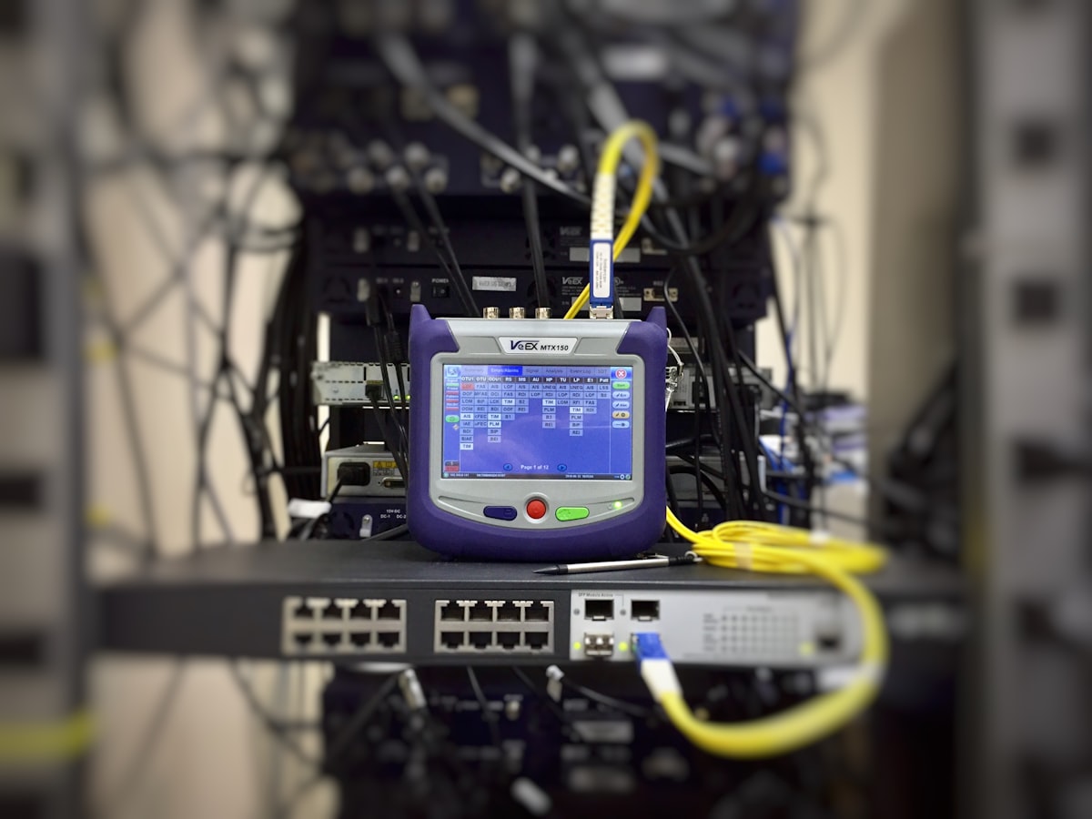 Structured network cabling in a data center